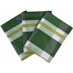 Sleep-well Utěrka Extra savá 50x70 cm Zeleno-žlutý pruh 3 ks – Zboží Dáma