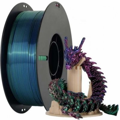 Kingroon PLA TRI SILK 1,75 mm 1 kg Fialová/Červená/Modrá/Zelená – Zboží Živě