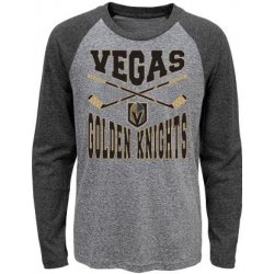 Outerstuff Dětské tričko Vegas Golden Knights Cross Stick Ls Triblend Raglan