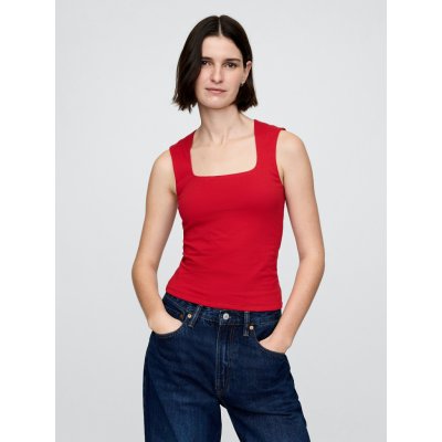 GAP Strečový top dámské červená – Sleviste.cz