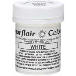 Sugarflair Barva do čokolády na bázi kakaového másla White 35 g