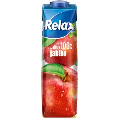 Relax džus jablko 100% 1 l – Zboží Dáma