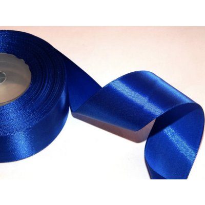 Stuha saténová - královská modř (12 mm × 32 m) – Zboží Dáma