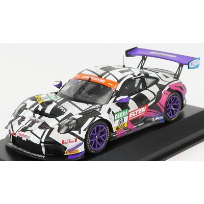 Minichamps Porsche 911 991 Gt3 R Team Iron Force N 69 Gt Masters 2019 J.e.slooten L.luhr Bílá Černá Fialová 1:43