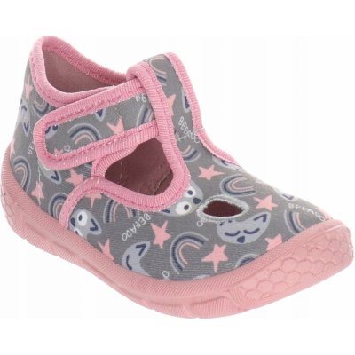 Befado 630P017 dívčí bačkorky šedé lišky – Zboží Dáma