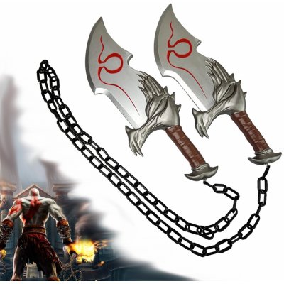 Chladné Zbraně Kratosovi měkčené meče "BLADES OF CHAOS" - God of War – Zboží Mobilmania