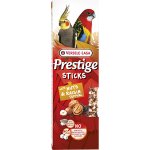 Versele-Laga Prestige Sticks tyčinky ořechy a hrozinky pro střední papoušky 60 g – Hledejceny.cz