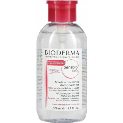 Bioderma Sensibio H2O micelární voda pro citlivou pleť s dávkovačem 500 ml – Sleviste.cz