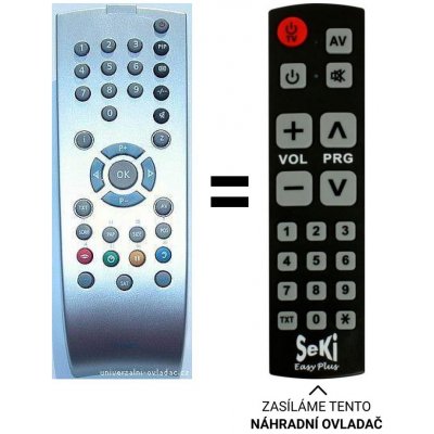 Dálkový ovladač Senior Grundig TV TP160C, TP150C – Hledejceny.cz