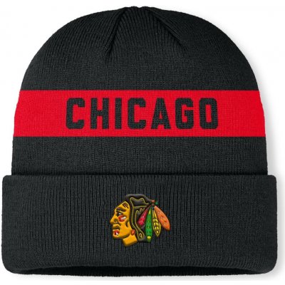 Fanatics Pánská zimní čepice Chicago Blackhawks NHL Authentic Pro A/Cap Cuffed beanie – Hledejceny.cz