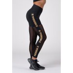 Nebbia Intense Gold Mesh legíny 829 černé – Zboží Mobilmania