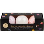 Body Tip koupelová bomba Hrozno Kokos Jahoda 3 x 45 g – Zboží Dáma