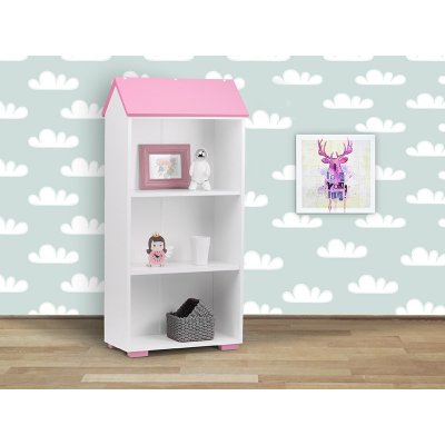 Vingo Dětská domečková knihovna - růžová, 130 cm – Zboží Mobilmania