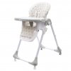 Jídelní židlička NEW BABY Gray Star ekokůže