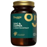 Beggs Zinc + Copper + Green tea extract 60 kapslí – Hledejceny.cz