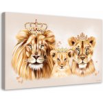 Gario Obraz na plátně Královská lví rodina - Svetlana Gracheva Rozměry: 60 x 40 cm – Hledejceny.cz