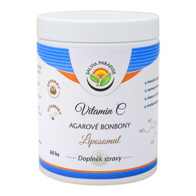 Salvia Paradise Vitamin C Liposomal agarové bonbony 60 ks – Hledejceny.cz