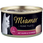 Miamor Feine Filets kuře & šunka 100 g – Zboží Mobilmania