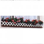 Nohel garden Zahrádka okenní GARTEN bílá 75 cm – Zboží Dáma