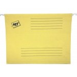 Hit Office Papírové desky s chlopněmi A4 žluté 50 ks – Zboží Mobilmania