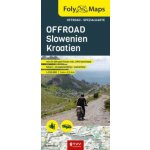 FolyMaps OFFROAD Slowenien Kroatien 1:250 000 – Zboží Mobilmania