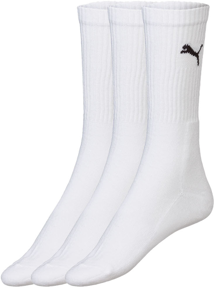 Puma pánské ponožky 3 páry bílá/šedá