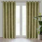 EUROFIRANY ZATEMŇOVACÍ ZÁVĚS NA KROUŽCÍCH VILLA 140X250 CM OLIVOVÁ – Hledejceny.cz