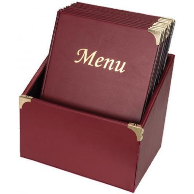 Box s jídelními lístky Basic černá - 10 JL + box - A4 – Zboží Mobilmania