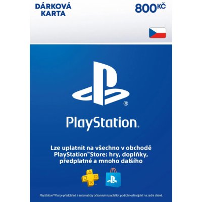 PlayStation dárková karta 800 Kč – Zbozi.Blesk.cz