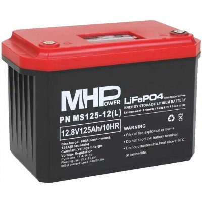 MHPower LiFePO4 12V/125Ah M8 MS125-12(L) – Zboží Živě