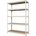 Kovona Futur Plus 1800 x 1200 x 450 mm 5 polic bílý – Sleviste.cz