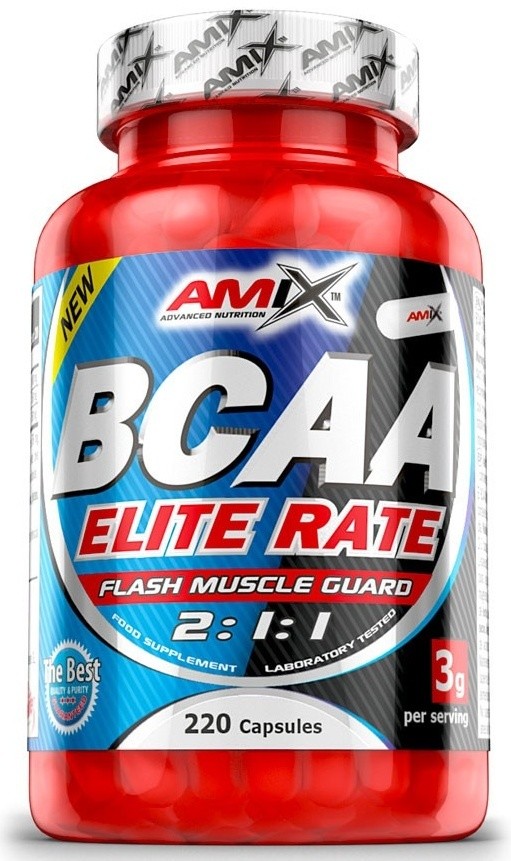 Výsledek obrázku pro Amix BCAA Elite Rate 220 cps