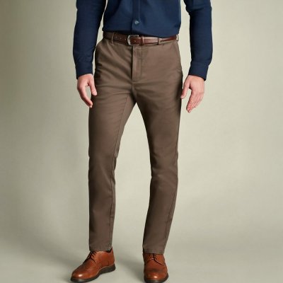 Charles Tyrwhitt Ultimate Non-Iron Chinos Mocha – Sleviste.cz