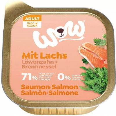 WOW Adult Dog Losos s rajčaty 150 g – Sleviste.cz