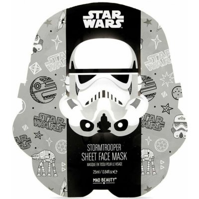 Mad Beauty Star Wars Storm Trooper plátýnková maska s výtažkem zeleného čaje 25 ml – Zboží Mobilmania