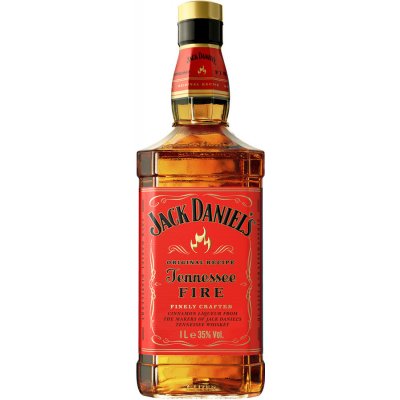 Jack Daniel's Fire 35% 1 l (dárkové balení ČEPICE)