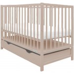 New Baby postýlka se šuplíkem BASIC kašmírová – Sleviste.cz