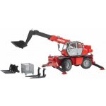 Bruder manipulátor MANITOU MRT 2150 s teleskopickým ramenem a příslušenstvím – Zboží Dáma