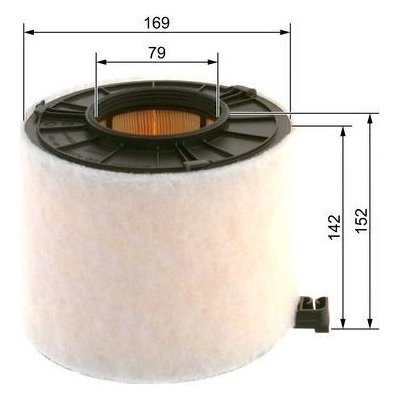 Vzduchový filtr BOSCH F 026 400 422 BO F026400422 – Hledejceny.cz