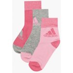 adidas Dětské ponožky Ankle 3 páry GN7395 růžová – Sleviste.cz