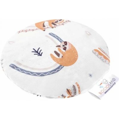 Bocioland nahřívací a chladící polštářek kulatý Lenochod – Zboží Mobilmania