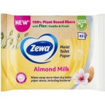 ZEWA Almond Milk vlhčený bílý 42 ubrousků – Zboží Mobilmania