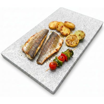 Kameny.cz Grilovací kámen 50x30 cm světlý Vyberte si variantu: Grilovací kámen – Sleviste.cz