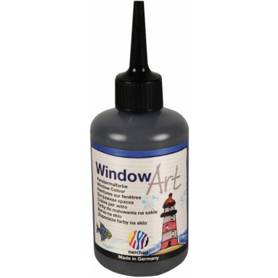 Barva na sklo Nerchau 80 ml kontura antracitová – Zboží Dáma