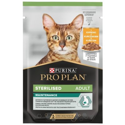 Pro Plan Cat Sterilised Maintenance Chicken 85 g – Zboží Mobilmania