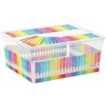 KIS Plastový úložný box C-Box Colours Arty M 18 L – Zboží Dáma