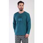 Adam pánské pyžamo dlouhé tm.zelené – Zboží Dáma