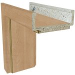 Solodoor Obložková zárubeň, 80 L, šířka 100 mm, olše – Zbozi.Blesk.cz