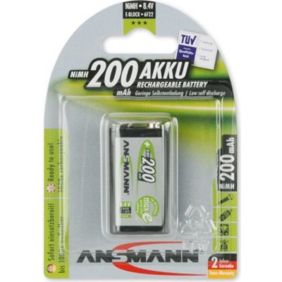 Ansmann maxE 9V 200mAh 1ks 08766 – Zbozi.Blesk.cz