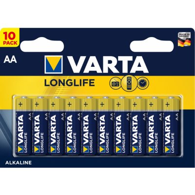 Varta LongLife AA 10ks 2441174 – Zbozi.Blesk.cz